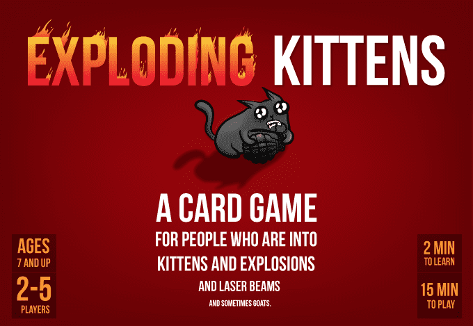 Exploding Kittens box cover